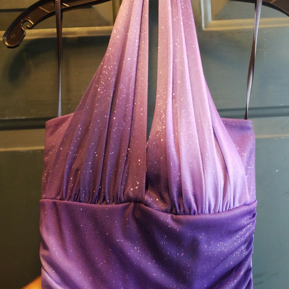 Purple Glitter Formal dress